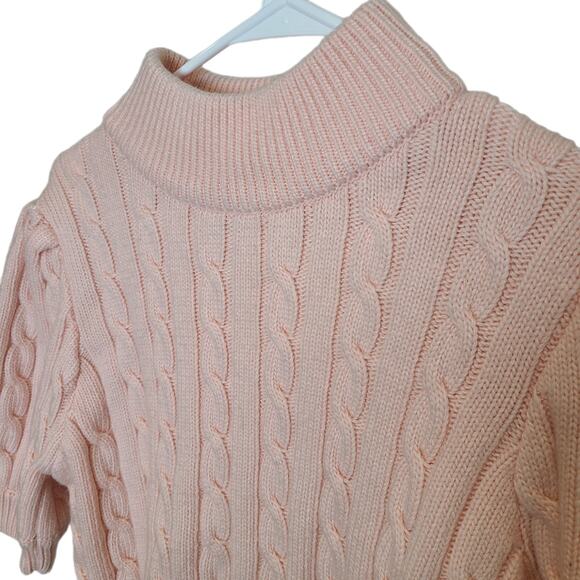 Anthropologie English Factory Womens Cable Knit Sweater Wool Preppy Soft Girl M - Picture 6 of 8